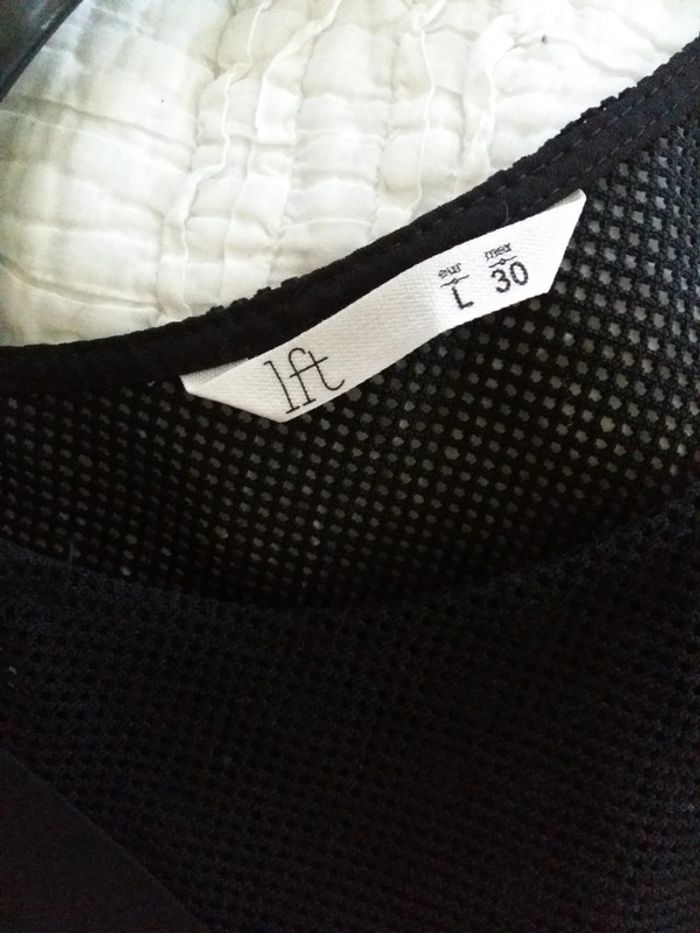 LFT robe noire fluide taille L - photo numéro 5