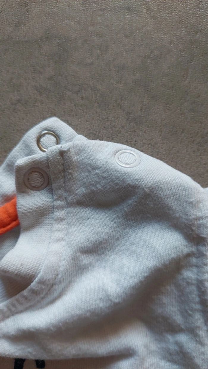 T shirt manches longues gemo 6 mois - photo numéro 4