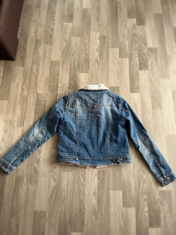 Veste manteau jeans taille M - photo numéro 2
