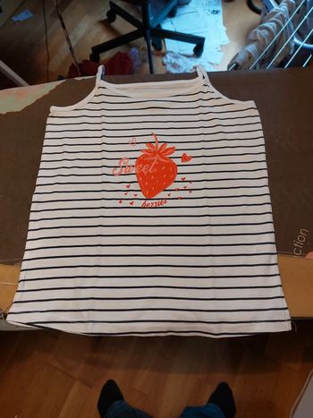 T-shirt bretelles neuf Orchestra 10A