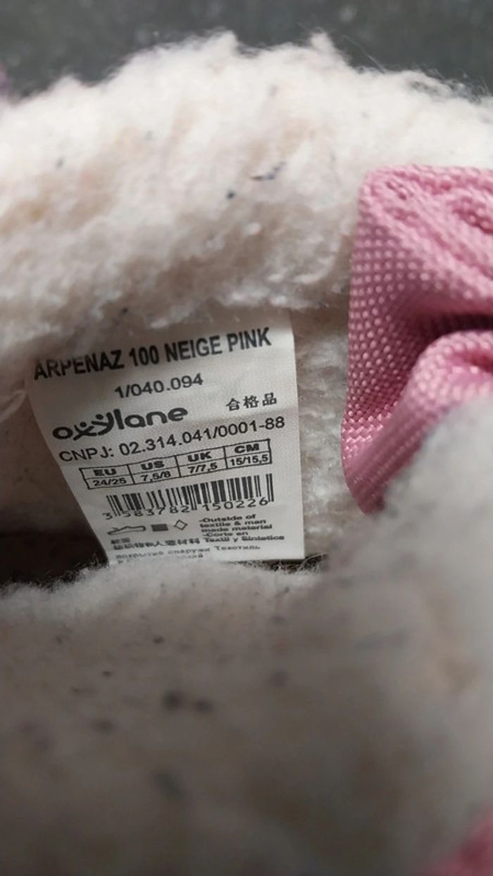 Boots pour la neige 24/ 25 quechua - photo numéro 5