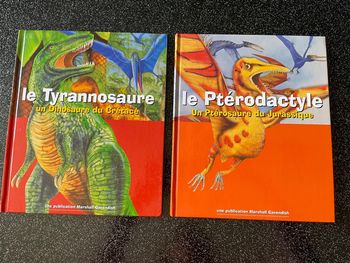 2 livres de dinosaures