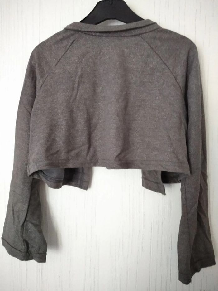 gilet gris manches longues 5 ans Tape à l'oeil - photo numéro 3