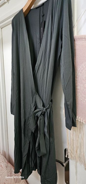 Robe croisée fluide Expresso Taille S