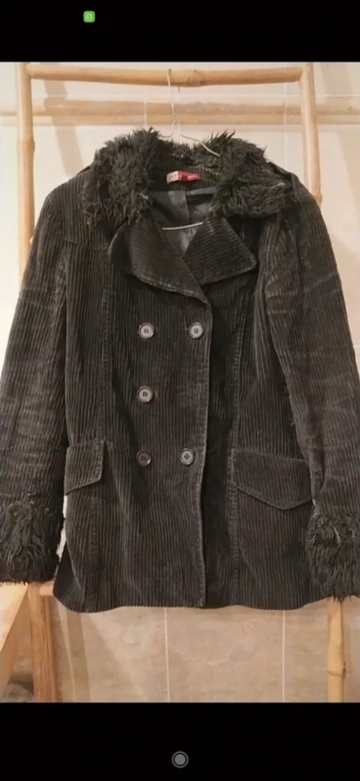 Veste chaude Jennyfer 36 noire