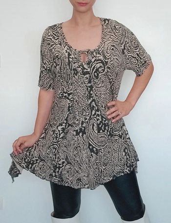 Tunique asymétrique casual taille 42