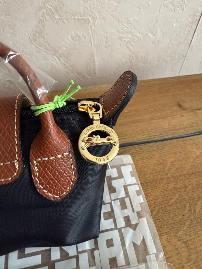 Petit Sac Longchamp Noir + Bandoulière - photo numéro 4