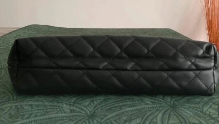 Sac à mains matelassé noir / cabas / fourre tout - photo numéro 5