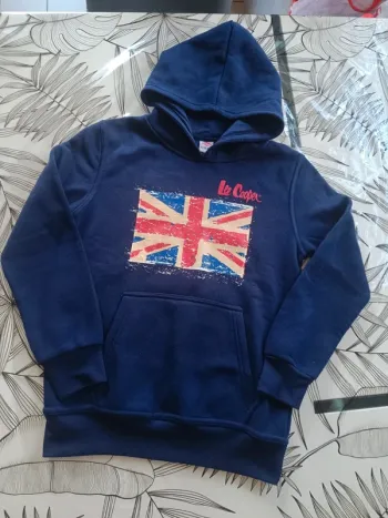 Sweat à capuche garçon Lee Cooper