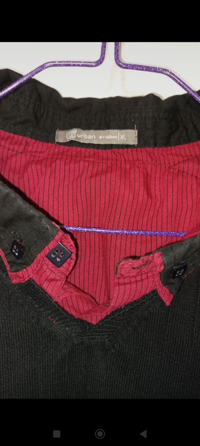 Pull col chemise XL - photo numéro 4
