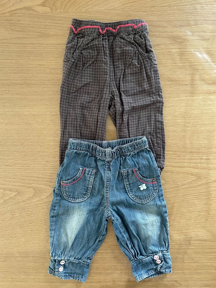 Lot 2 pantalons