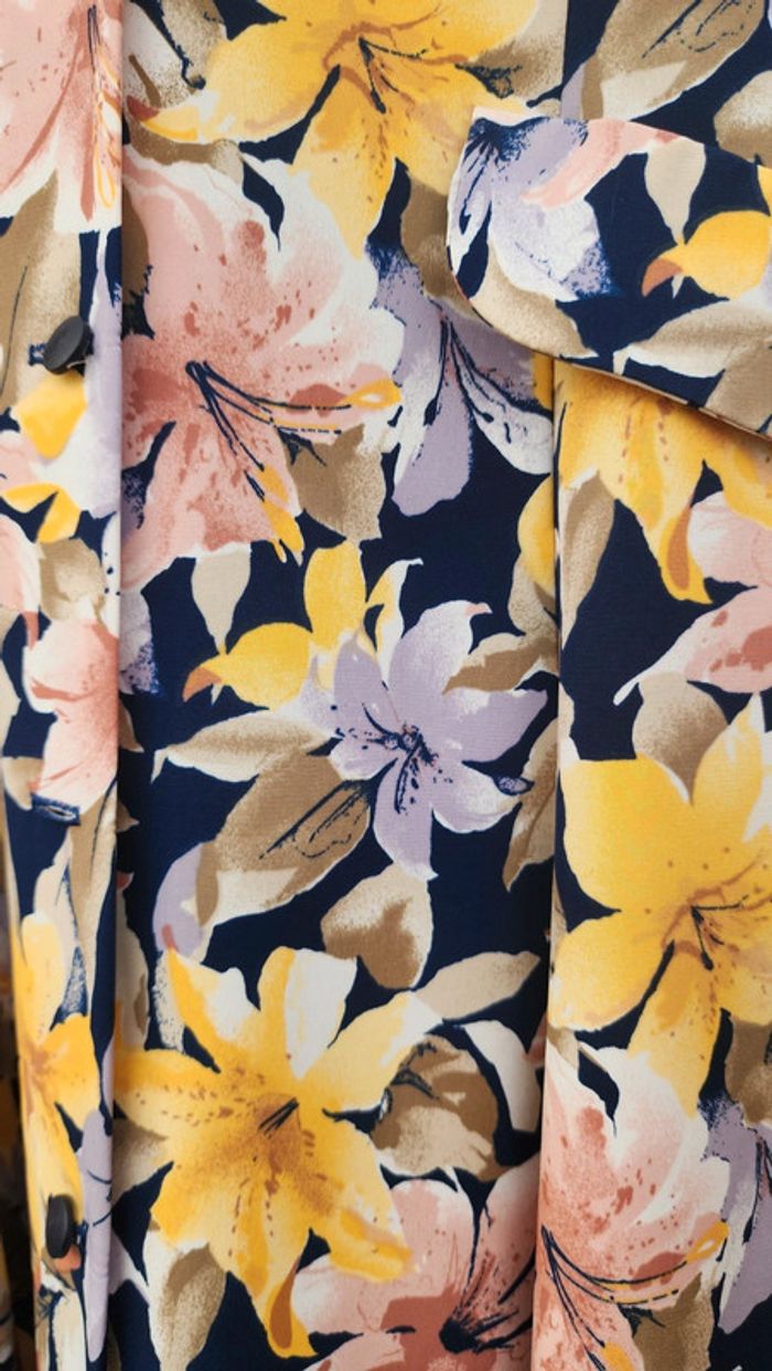 Jolie robe a fleurs vintage fluide - photo numéro 4