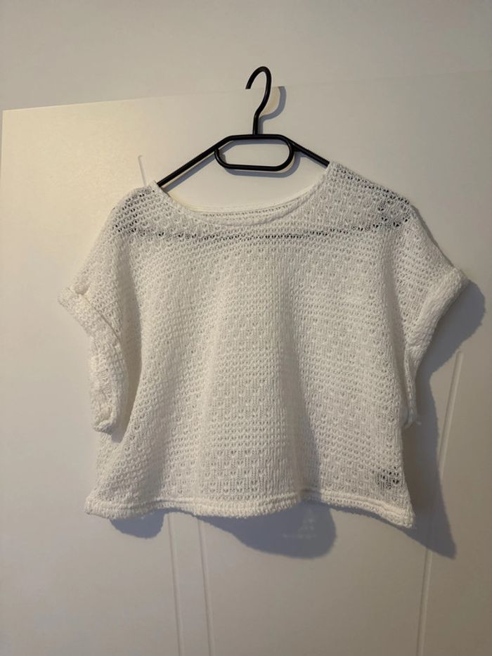 Pull manche courte