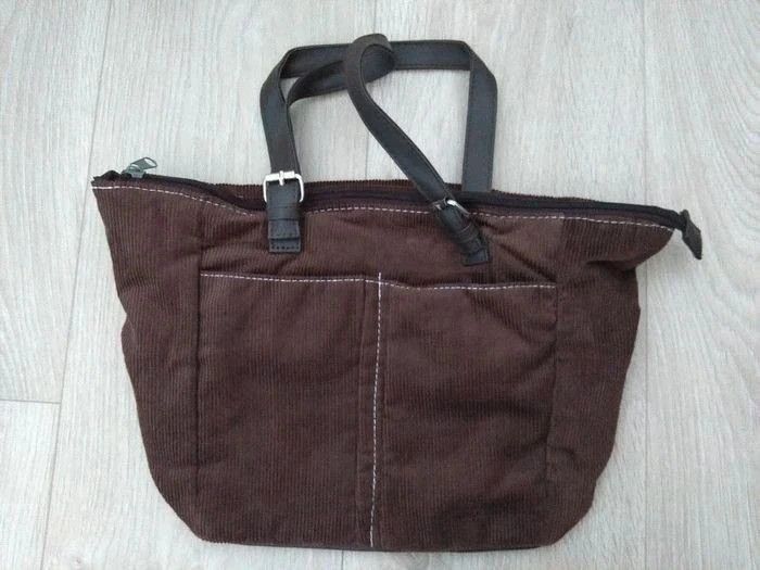 Sac à main velours marron neuf