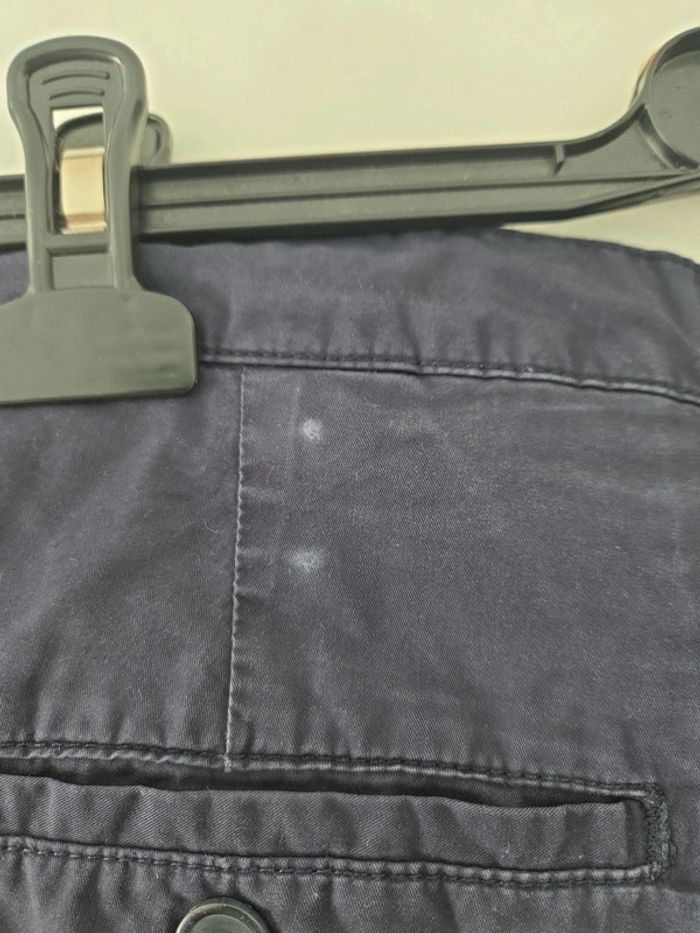 Bermuda short homme bleu marine bon état taille 46, h&m - photo numéro 3