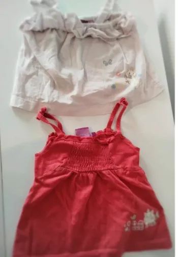 Lot de 2  débardeur Marie  Disney 18 mois