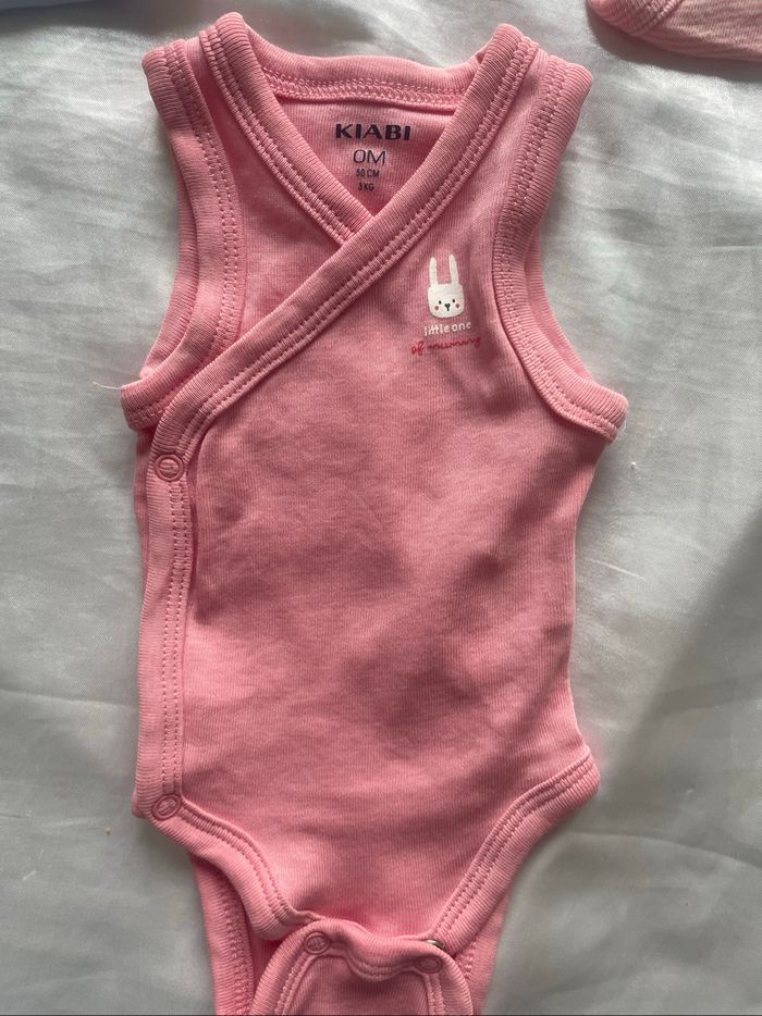 Lot de 3 body sans manches fille 0mois kiabi - photo numéro 4