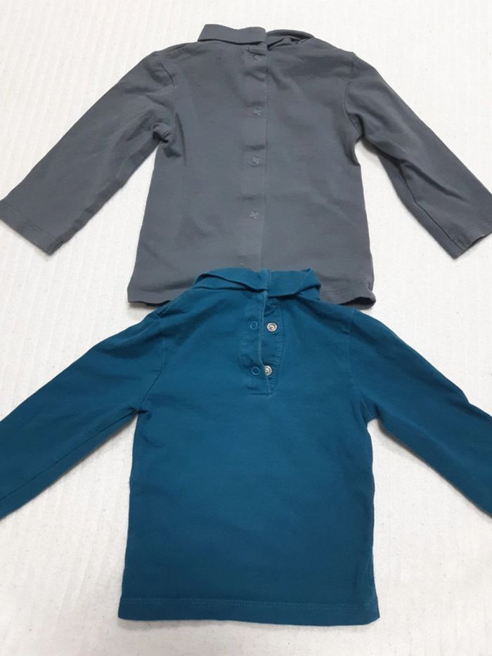 Lot de 2 sous pull col roulé 9 mois Kiabi - photo numéro 5