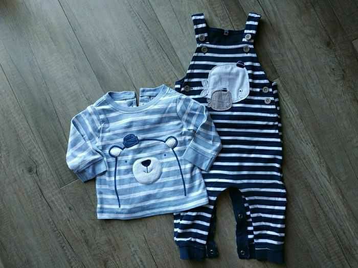 Ensemble t-shirt et salopette