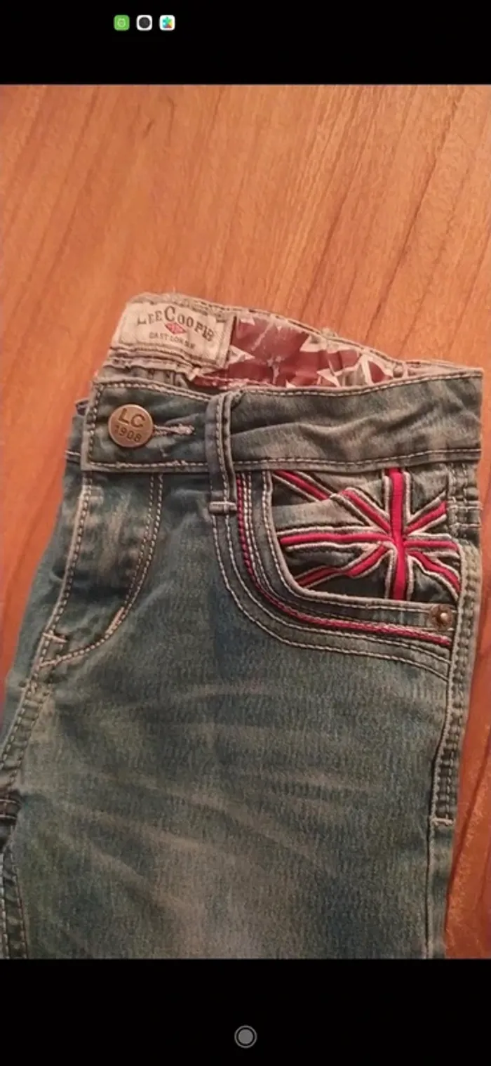 Superbe Jean filles 8 ans Lee Cooper - photo numéro 2