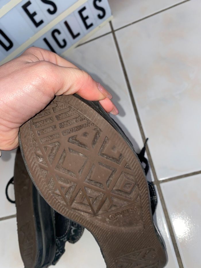 Converse noires all star taille 34 - photo numéro 5