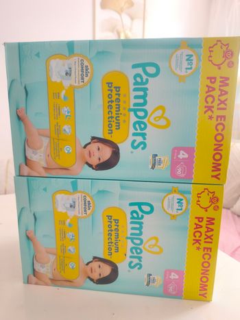 Couches Pampers premium protection 