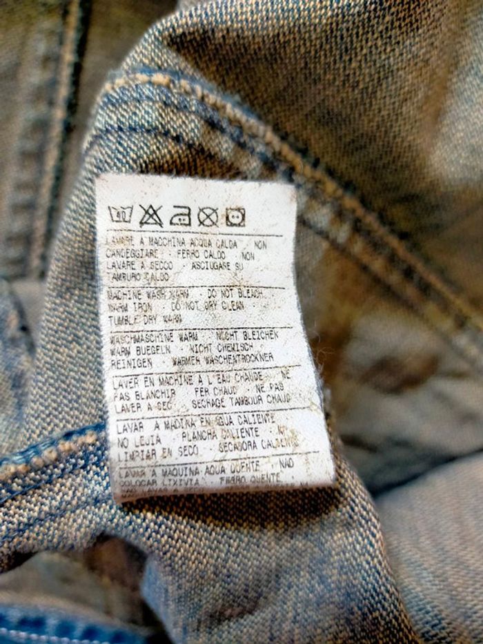 Veste en jean vintage Benetton – Femme – Taille S/M - photo numéro 11
