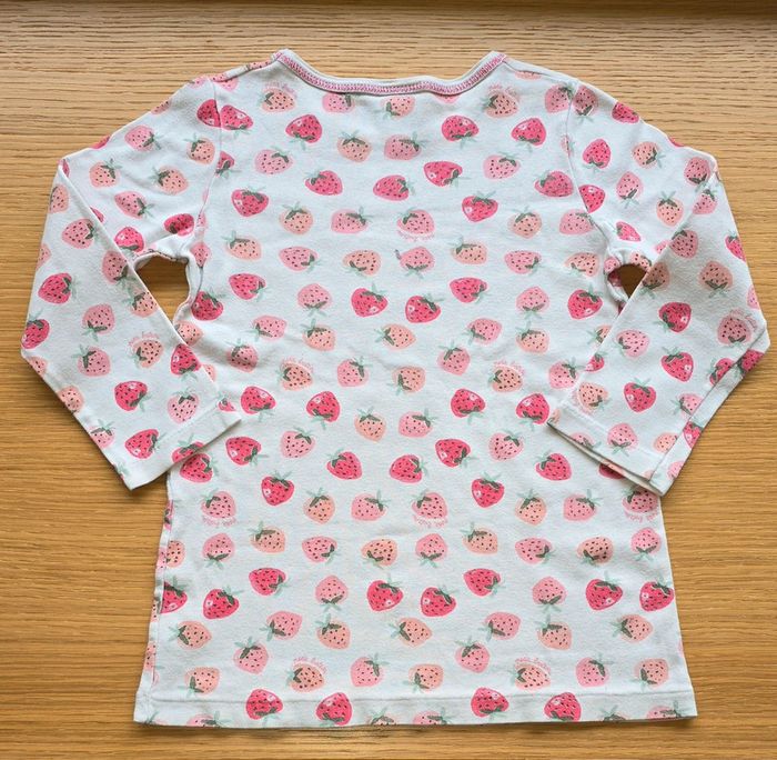 Tee-shirt Petit Bateau fraises 3 ans - photo numéro 2