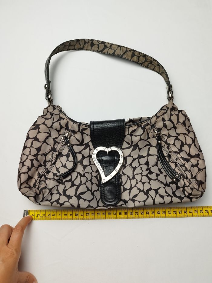 Sac à main Lancaster en tissu motif coeur - photo numéro 6