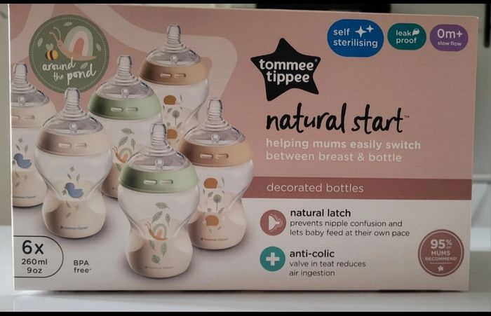 Lot biberons Tommee Tippee 260 ml motifs animaux neufs 🌿 - photo numéro 2