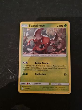Carte pokémon Scarabrute 6/149