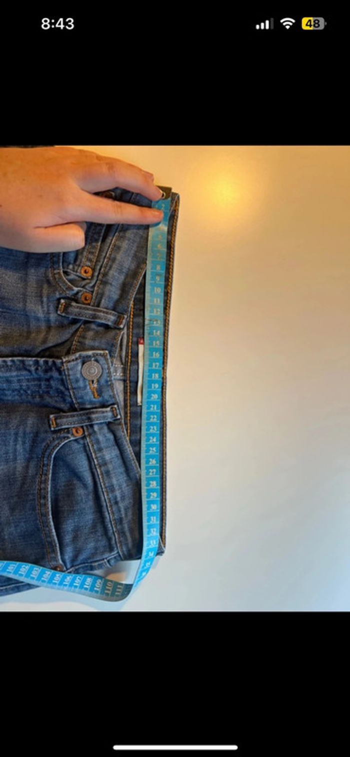 Jeans évasé bleu levi’s - photo numéro 7