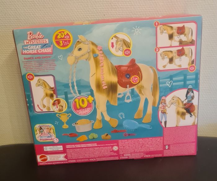 Grand cheval de barbie avec sons NEUF - photo numéro 2