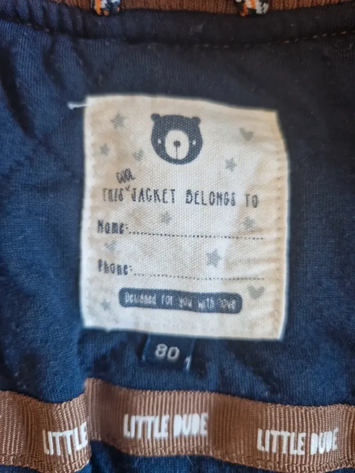 Veste similicuir marron 12-18mois - photo numéro 4