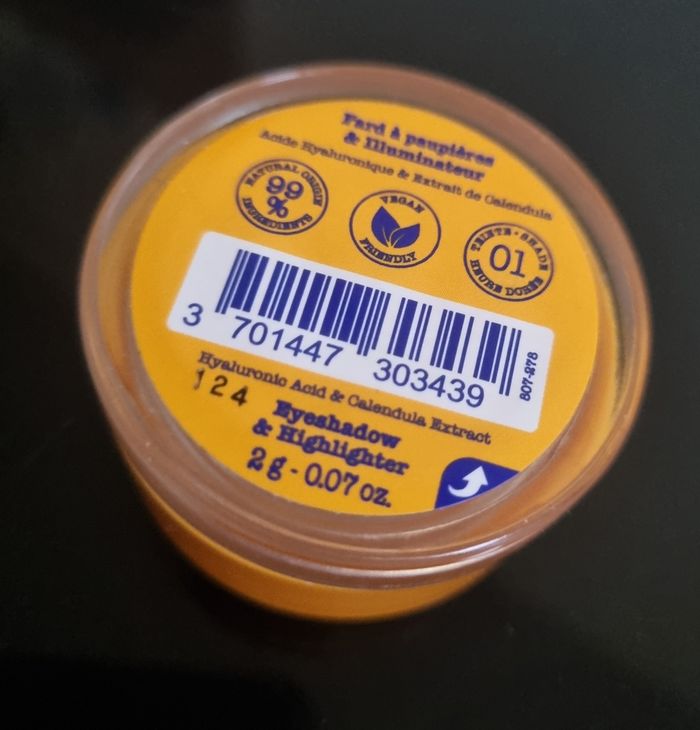 fard à paupière et illuminateur la crique eyeshadow & highlighter - photo numéro 2