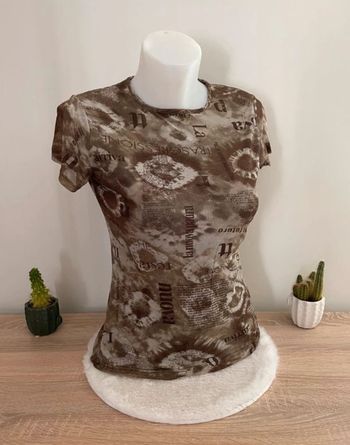 T-shirt respirant vert kaki