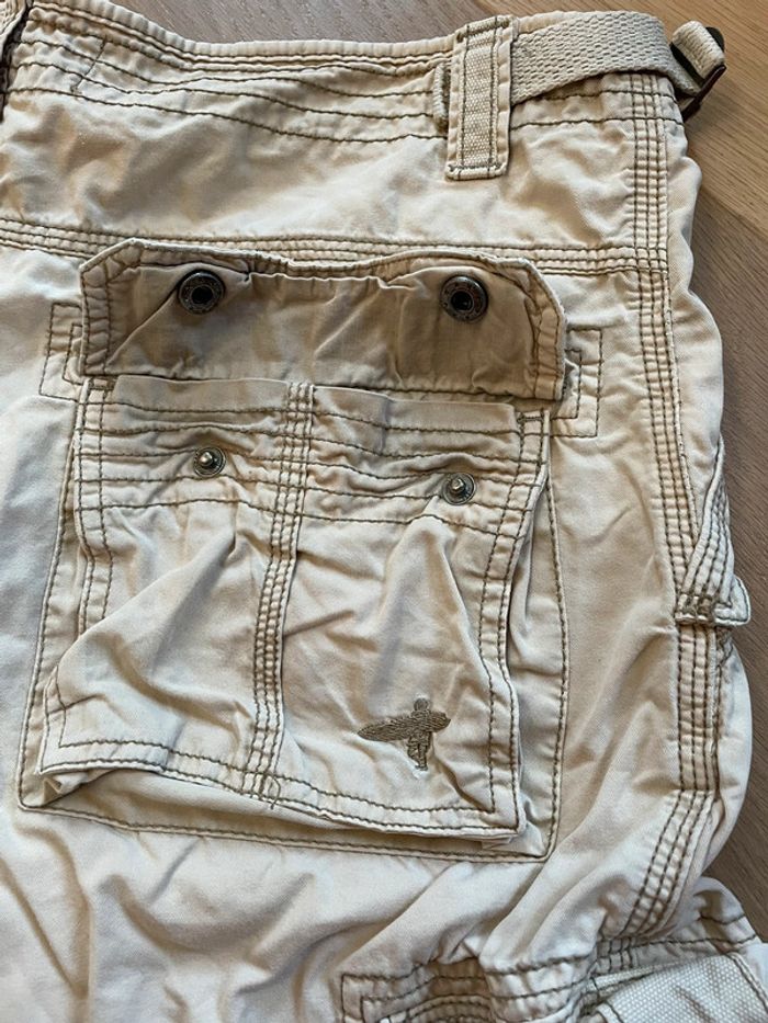 Short beige cargo - Tokyo Laundry - M - photo numéro 5