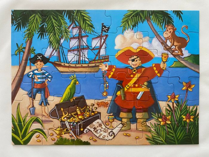 Puzzle Le pirate et son trésor 36 pièces Djeco - photo numéro 2