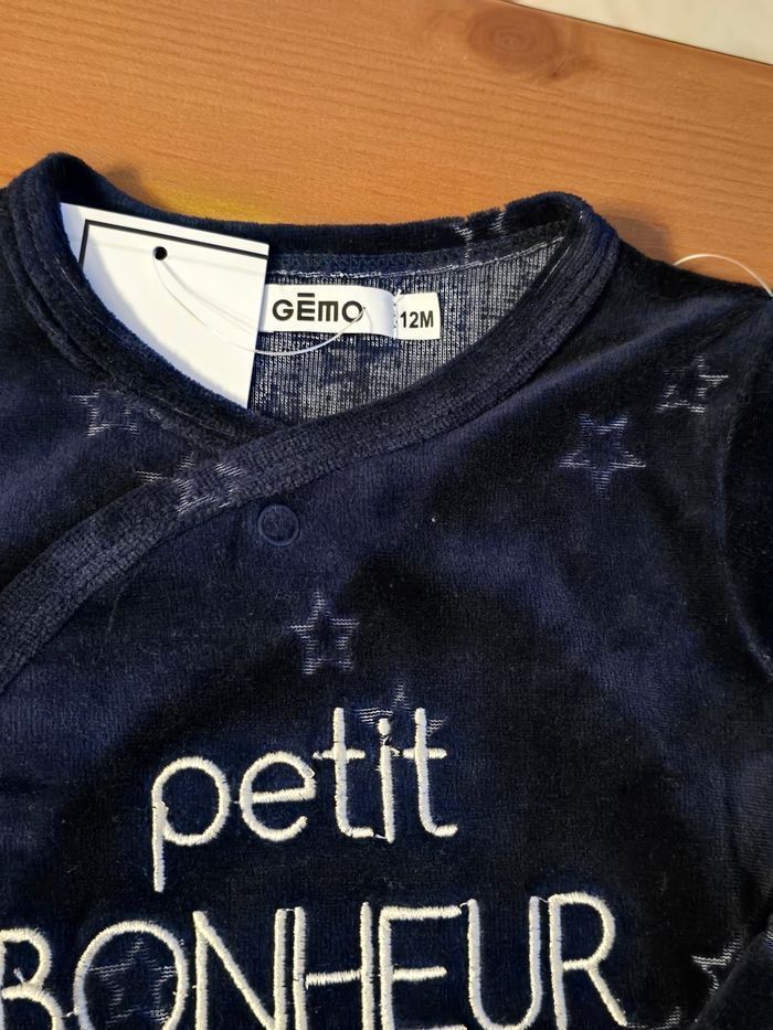 NEUF(non porté 🏷💙😍superbe  pyjama 12 mois garçon  ou mixte💙💙😍🤩 - photo numéro 4