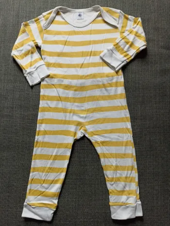 Combinaison rayée Petit Bateau 24m en TBE