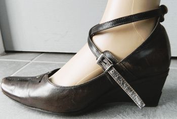 Chaussures en cuir T 39 "Myma"