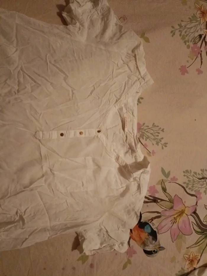 Blouse blanche camaïeu 36 - photo numéro 2