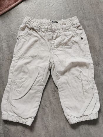 Pantalon bébé garçon beige 12 mois