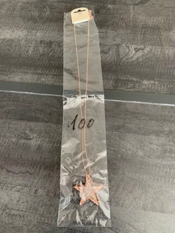 Collier sautoir étoile.