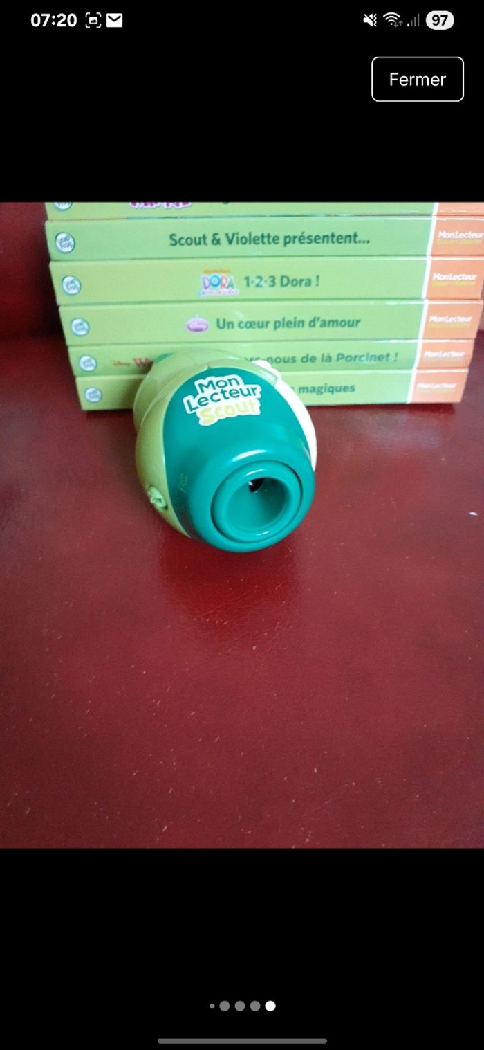 Lecteur Scout et 6 livres Leap frog - photo numéro 3