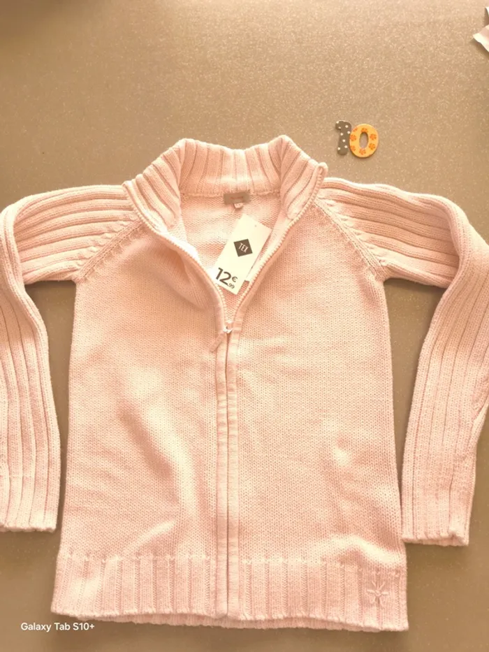 Gilet neuf zip rose 🌹