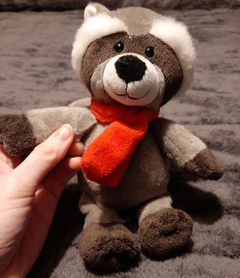 Peluche raton laveur