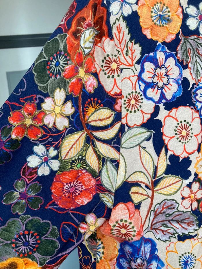 Veste fleurie carnaby taille 40 - photo numéro 5