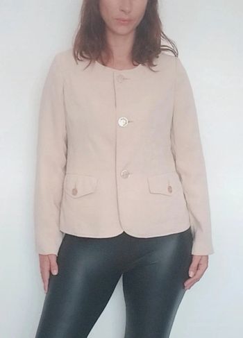 Veste blazer épais chic beige taille 40