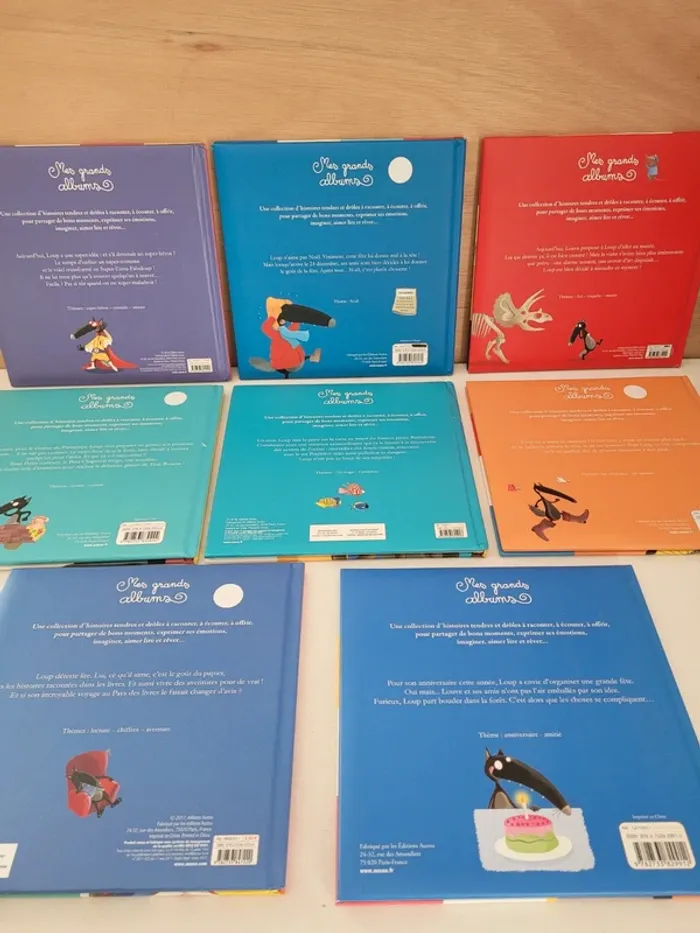 Lot de 8 livres grand format Le loup par Auzou - photo numéro 2